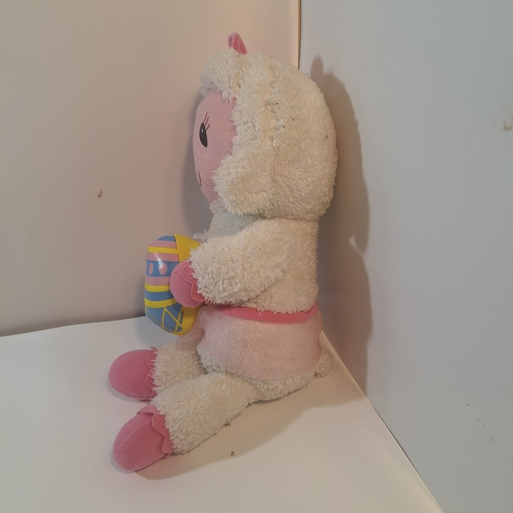 Disney Doc McStuffins Lambie 16" Plush With Bunny Ears And‎ Easter Egg, Tutu - Picture 2 of 6